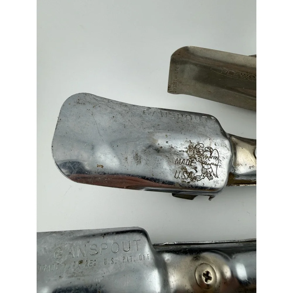 Huffy Can Spout 1009 and Plews Spout Vintage Metal Spout Set Made in USA‎